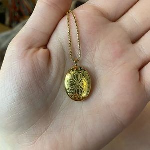 Real Yellow Gold Locket